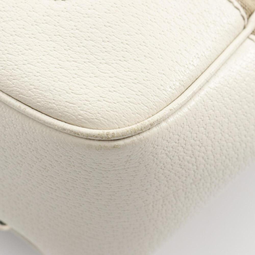GUCCI Authentic Cream Leather Bamboo Tote Bag - Picture 5 of 10